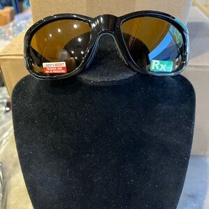 Liberty Sport Reef Black Sunglasses with Brown Lenses